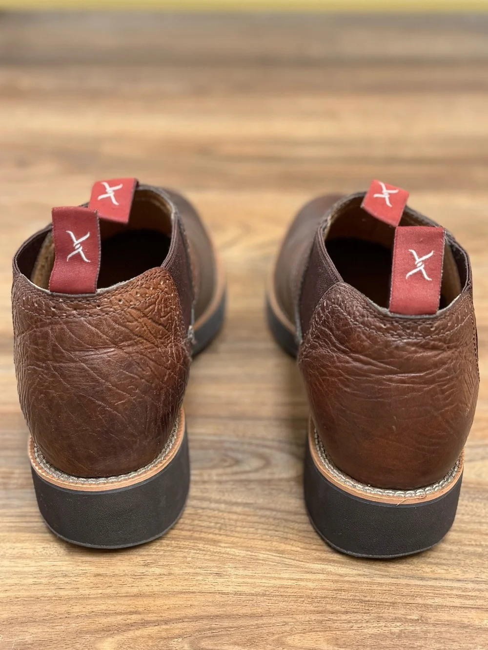 Twisted X Chelsea Ranch Boots Brown Leather Vibram Sole Men’s 11M